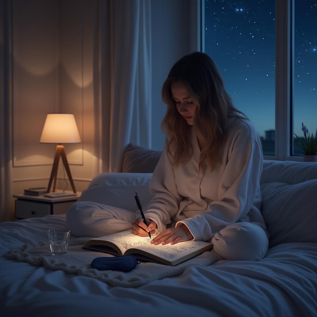 Educational materials and planning templates for evening routines